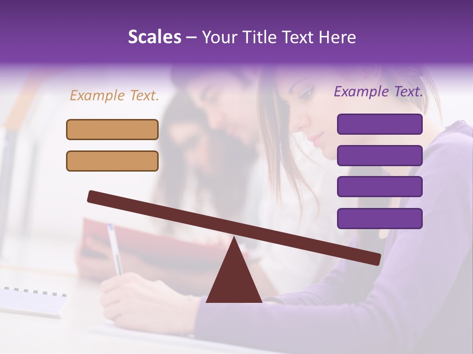 Young Happy Female PowerPoint Template