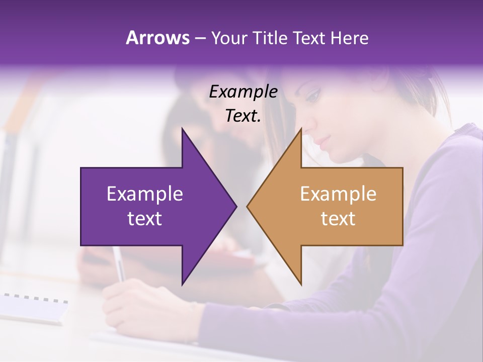 Young Happy Female PowerPoint Template