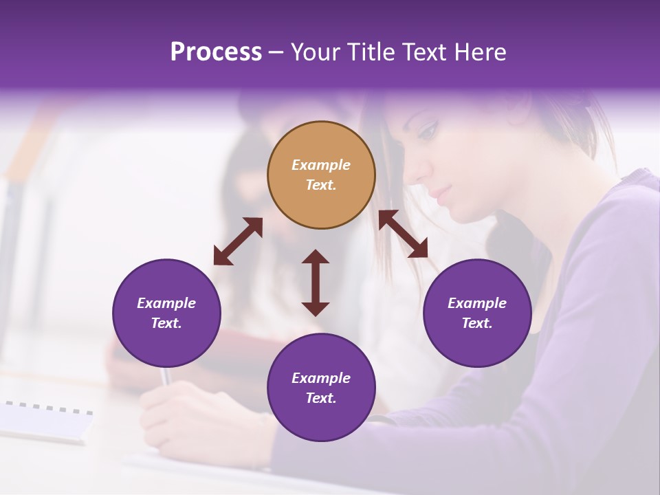 Young Happy Female PowerPoint Template