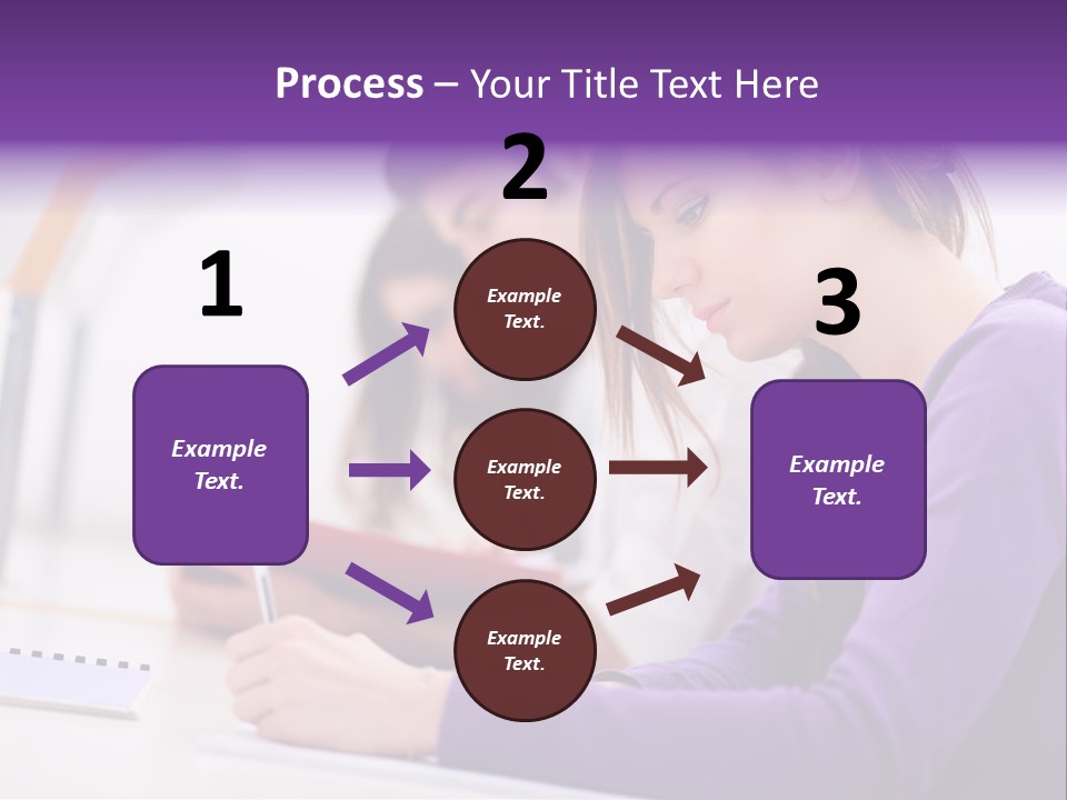 Young Happy Female PowerPoint Template