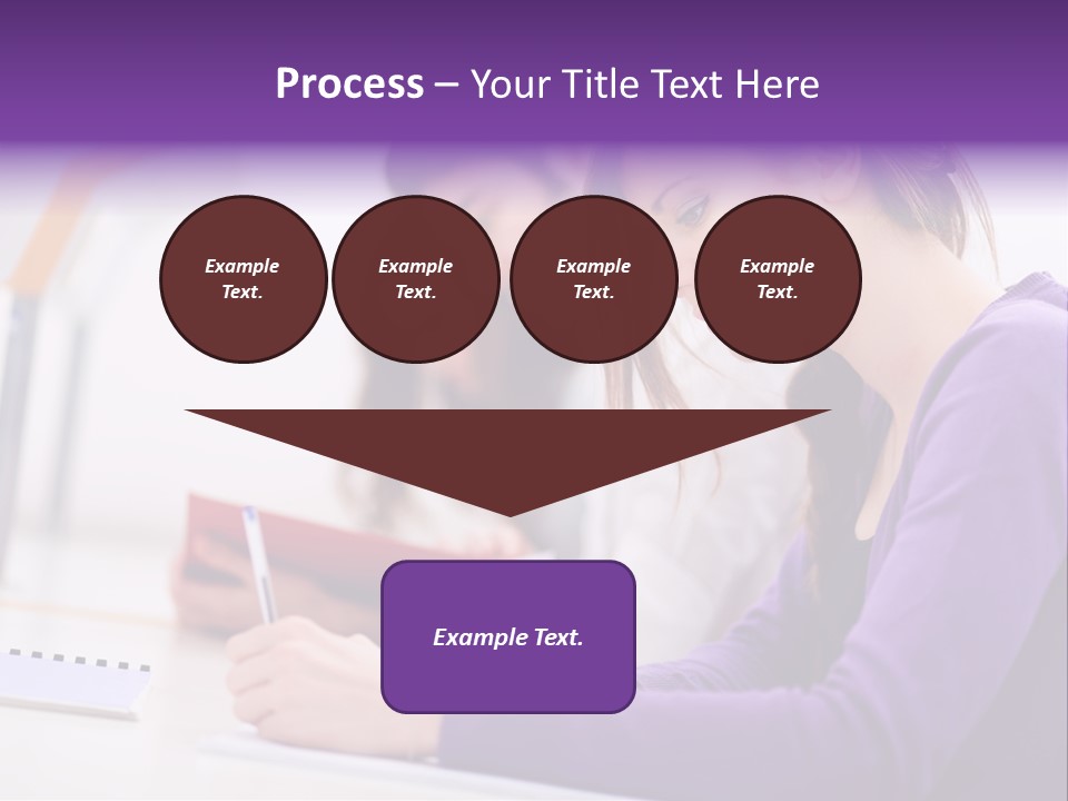 Young Happy Female PowerPoint Template