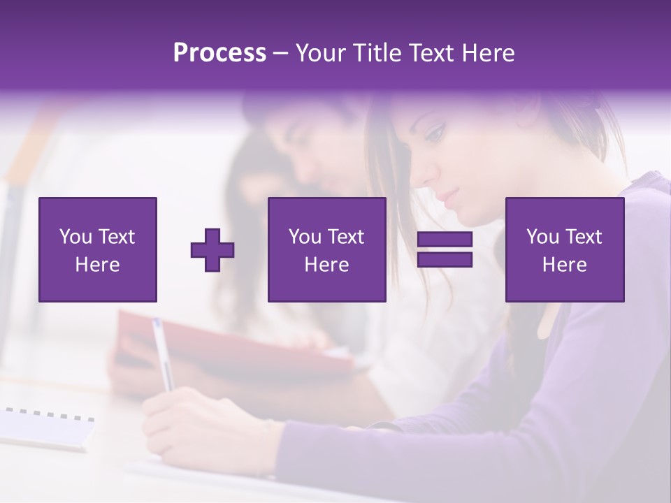 Young Happy Female PowerPoint Template