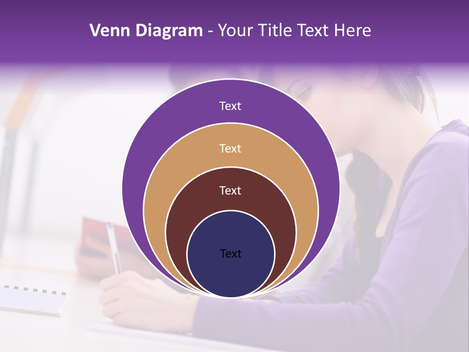Young Happy Female PowerPoint Template