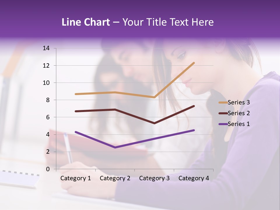 Young Happy Female PowerPoint Template