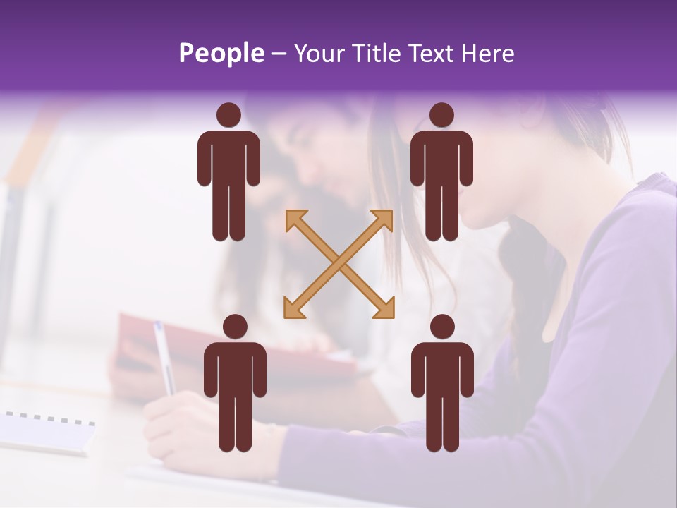 Young Happy Female PowerPoint Template