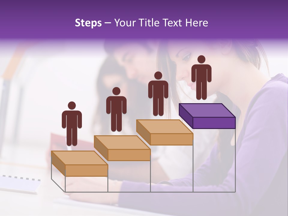 Young Happy Female PowerPoint Template