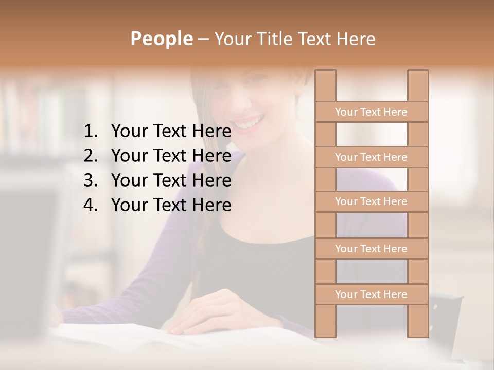 Searching Beautiful People PowerPoint Template