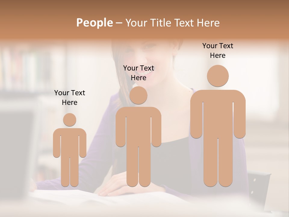 Searching Beautiful People PowerPoint Template