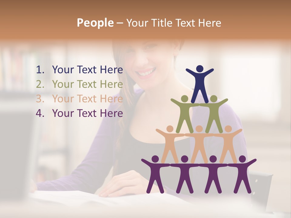 Searching Beautiful People PowerPoint Template