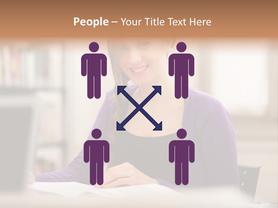 Searching Beautiful People PowerPoint Template