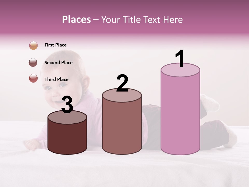 White Toddler Beautiful PowerPoint Template