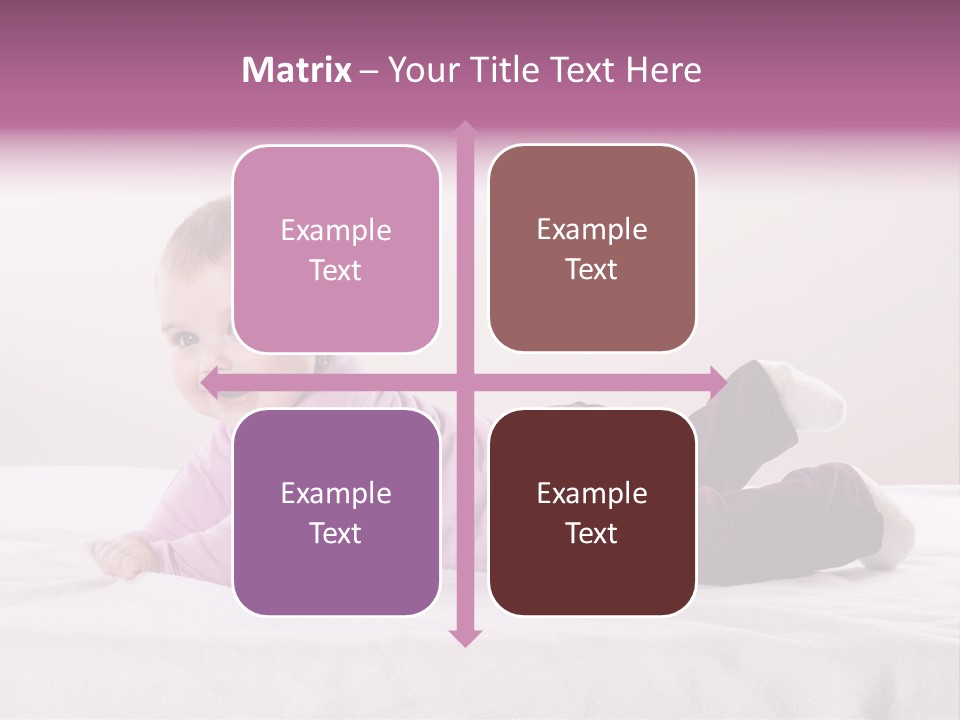 White Toddler Beautiful PowerPoint Template