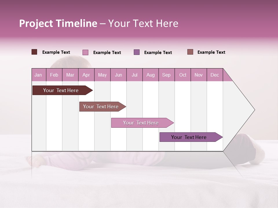 White Toddler Beautiful PowerPoint Template