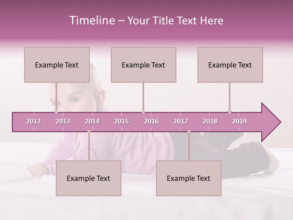 White Toddler Beautiful PowerPoint Template