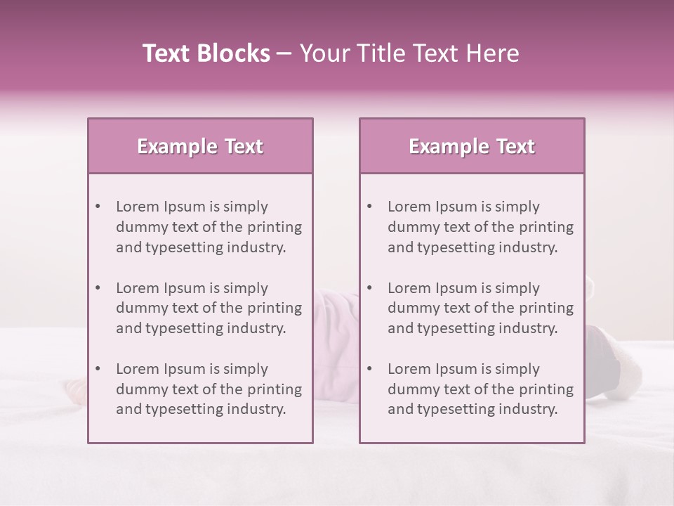 White Toddler Beautiful PowerPoint Template