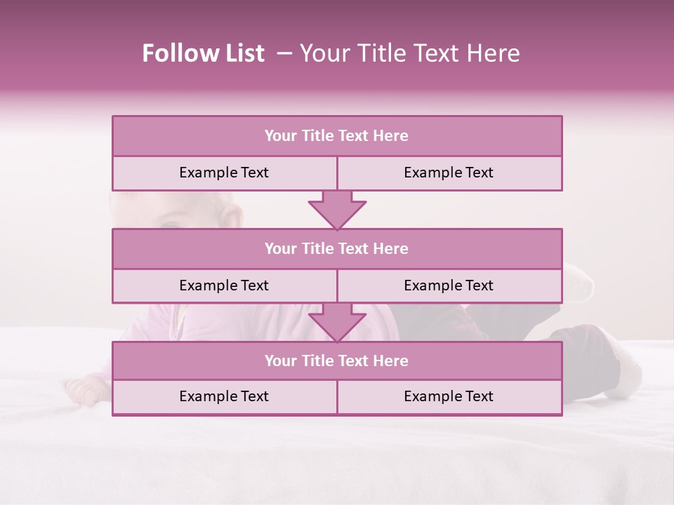 White Toddler Beautiful PowerPoint Template