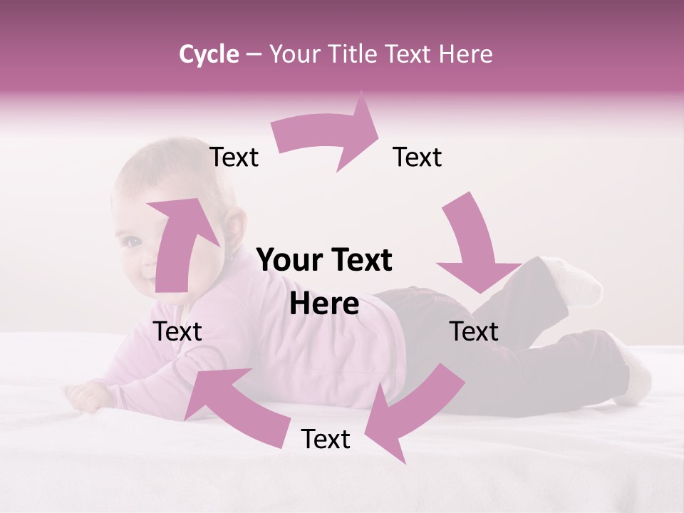 White Toddler Beautiful PowerPoint Template