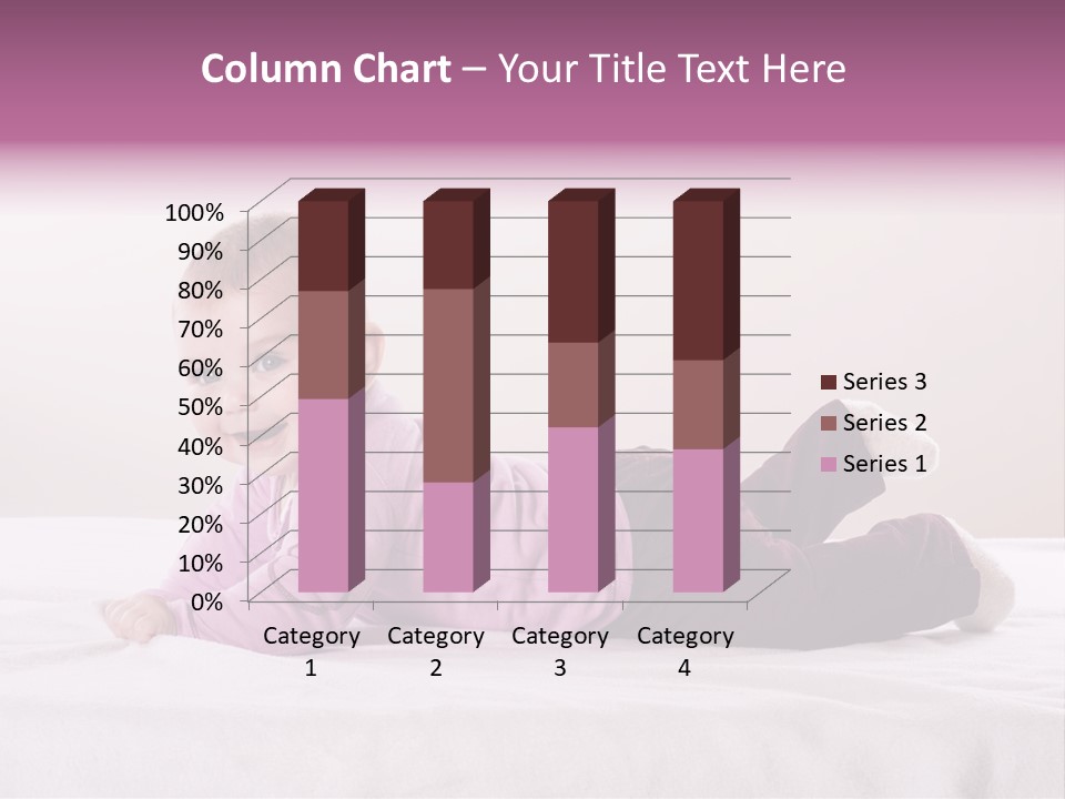 White Toddler Beautiful PowerPoint Template