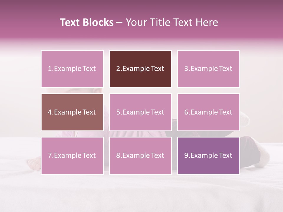 White Toddler Beautiful PowerPoint Template