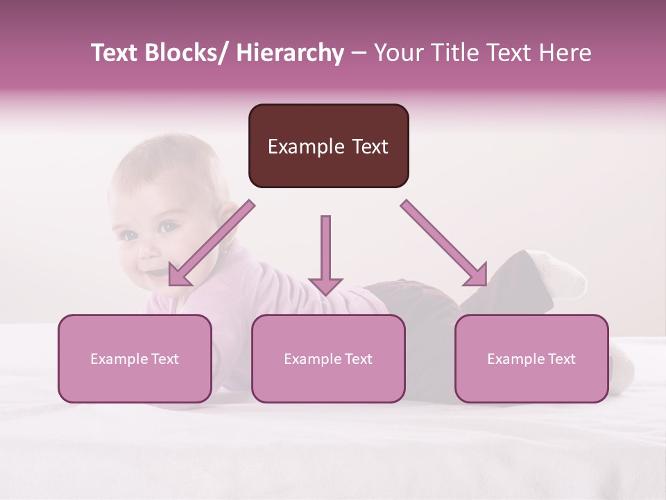 White Toddler Beautiful PowerPoint Template