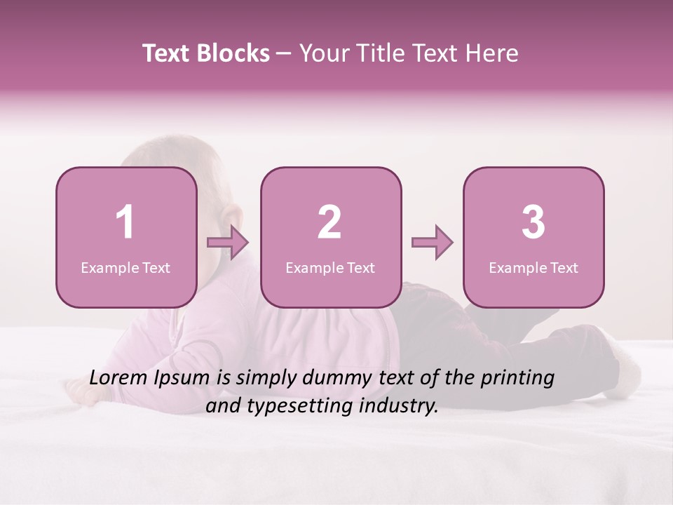 White Toddler Beautiful PowerPoint Template