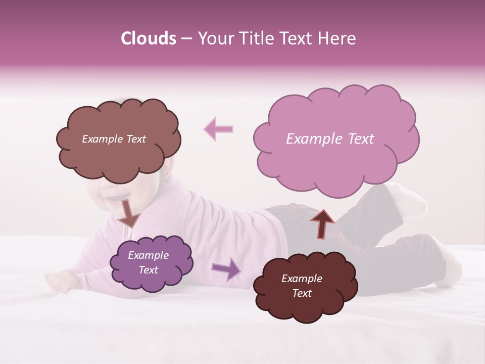 White Toddler Beautiful PowerPoint Template