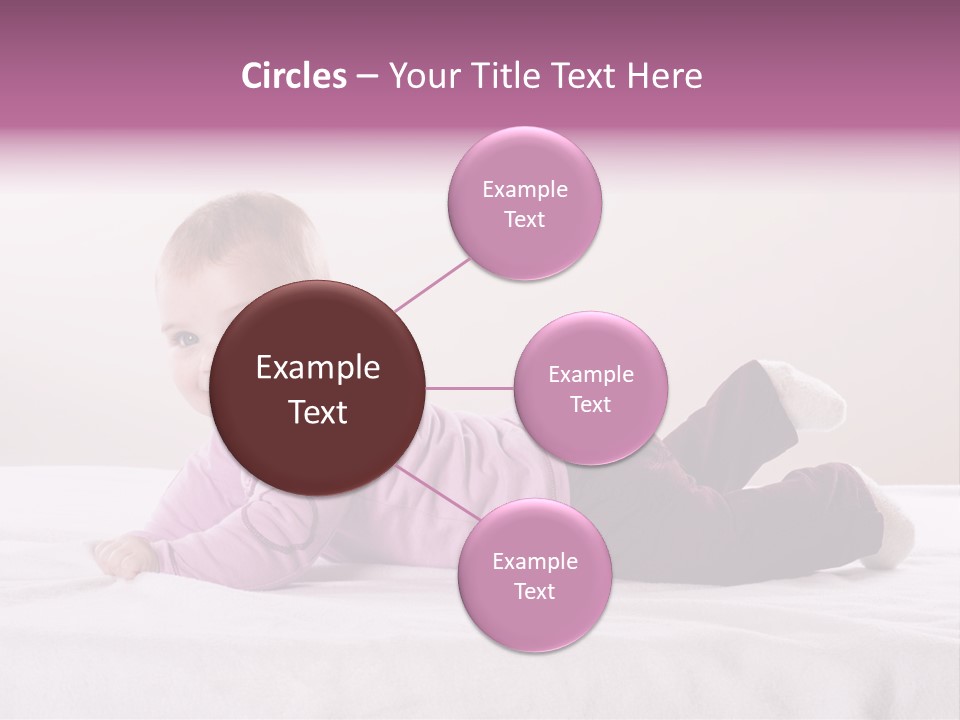 White Toddler Beautiful PowerPoint Template