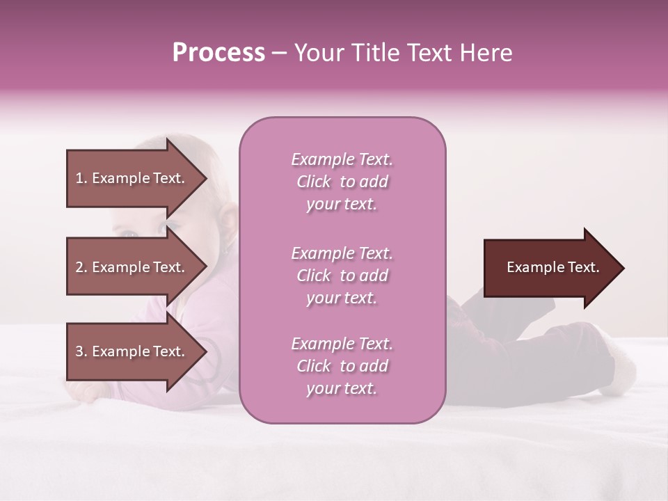 White Toddler Beautiful PowerPoint Template