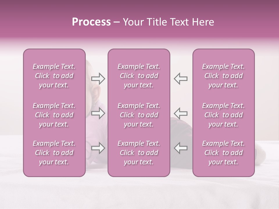 White Toddler Beautiful PowerPoint Template