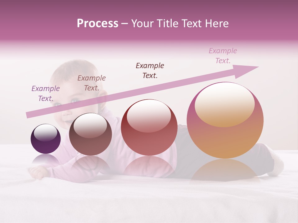 White Toddler Beautiful PowerPoint Template