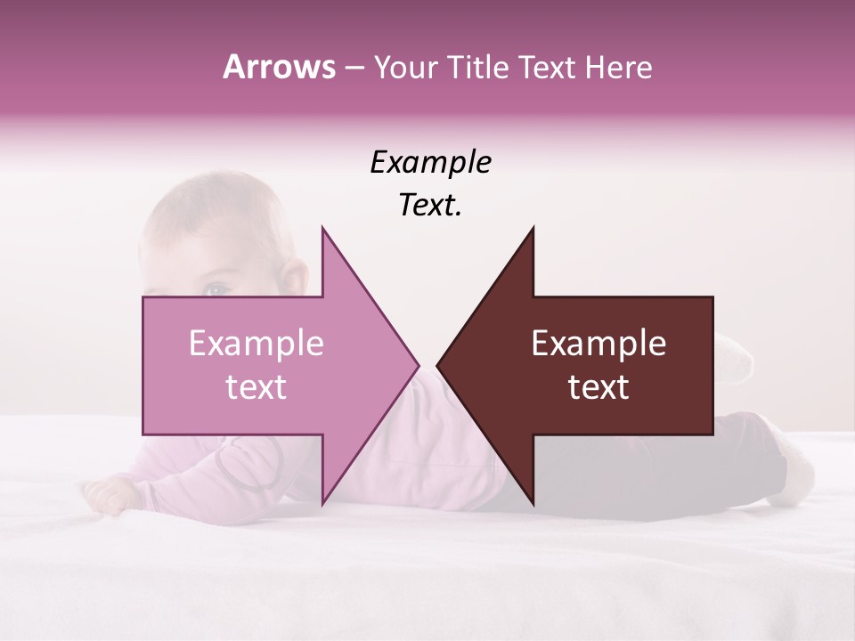 White Toddler Beautiful PowerPoint Template