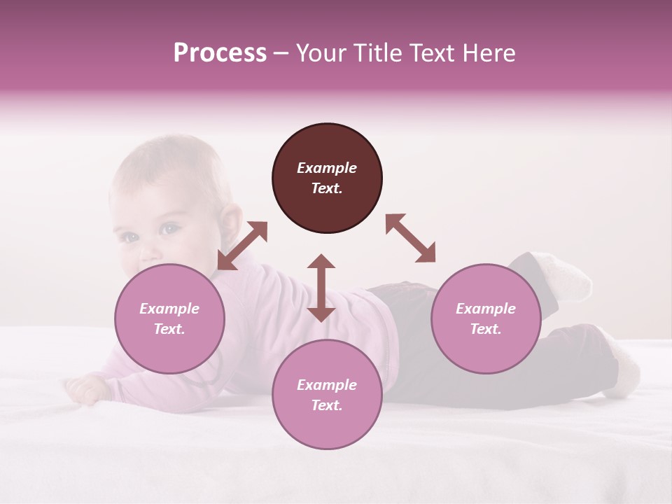 White Toddler Beautiful PowerPoint Template