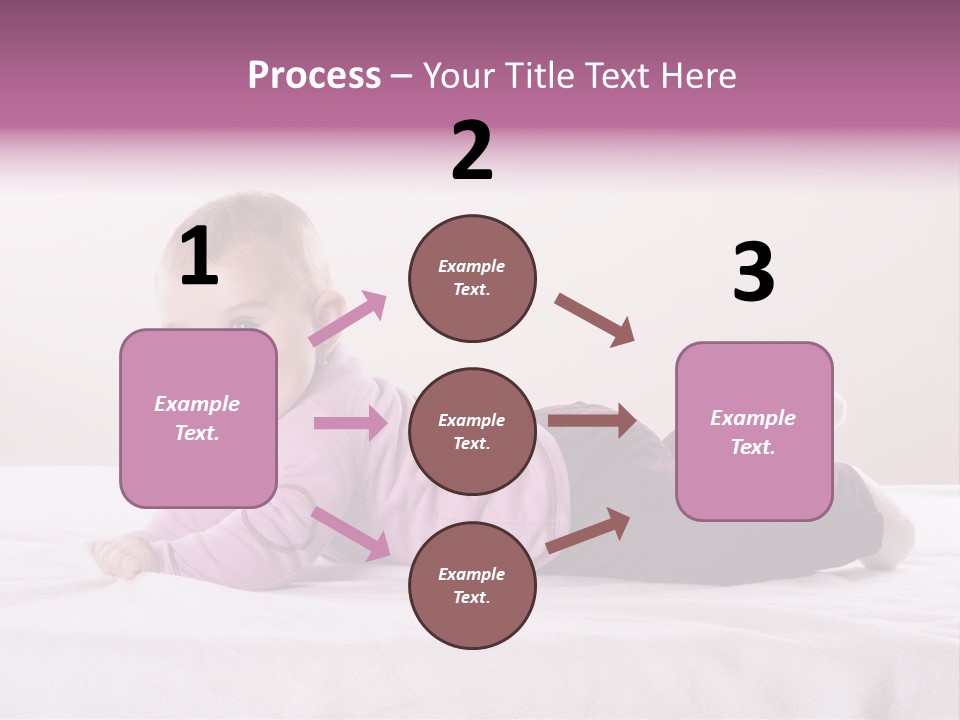 White Toddler Beautiful PowerPoint Template