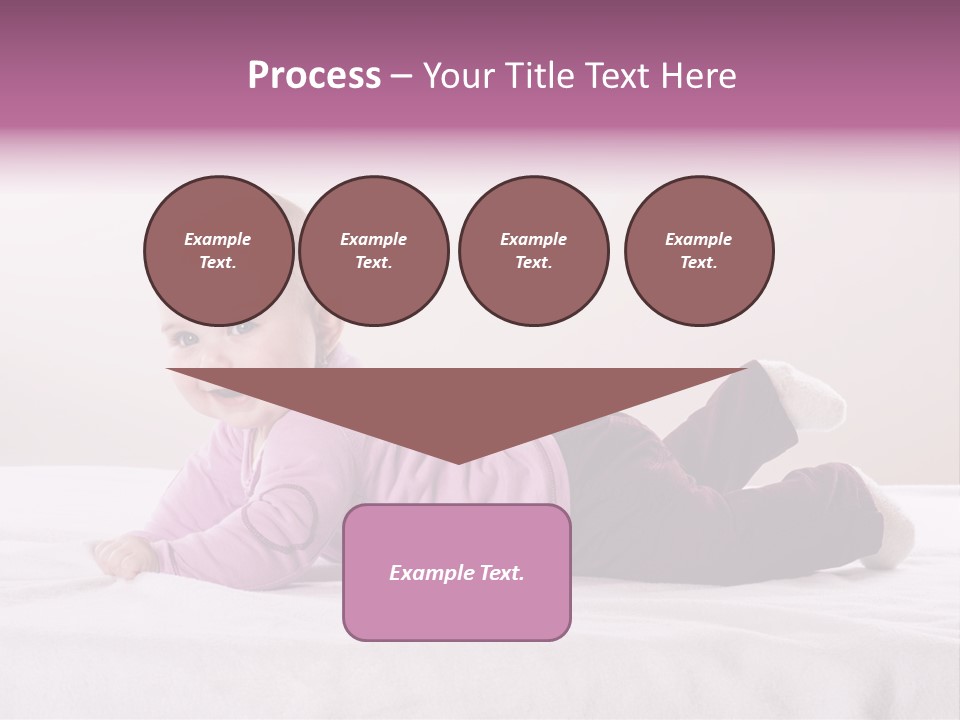 White Toddler Beautiful PowerPoint Template