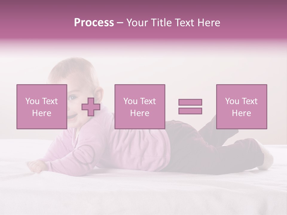 White Toddler Beautiful PowerPoint Template