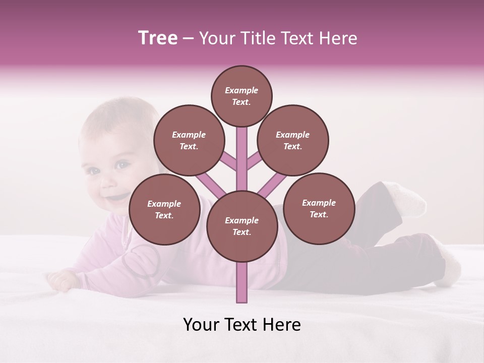 White Toddler Beautiful PowerPoint Template