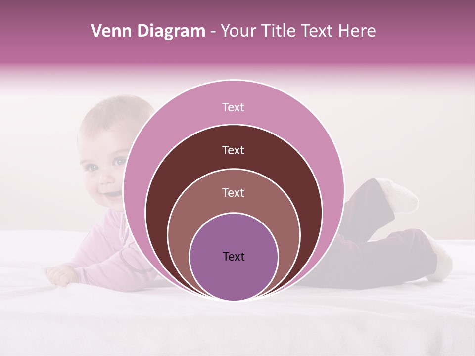 White Toddler Beautiful PowerPoint Template