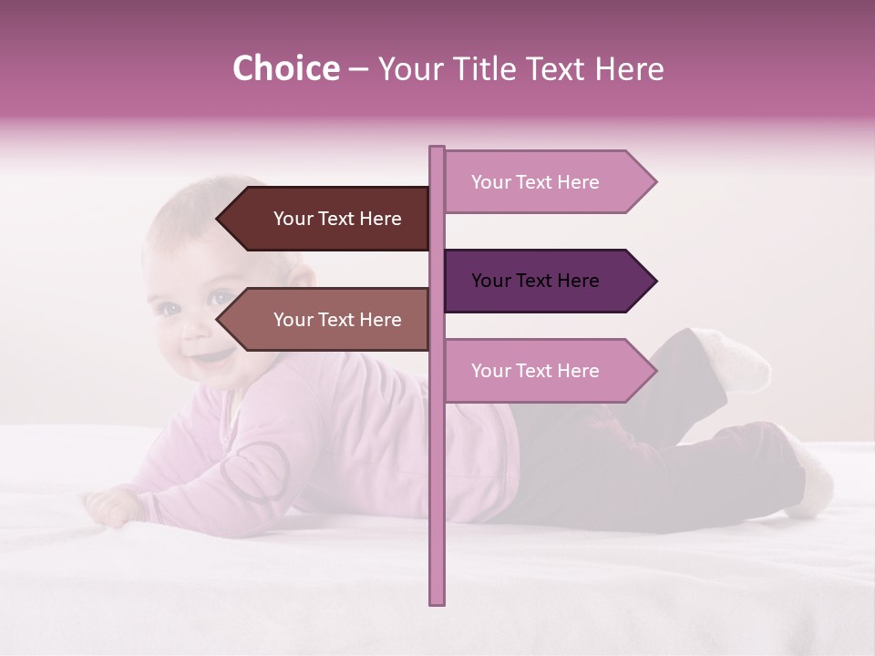 White Toddler Beautiful PowerPoint Template