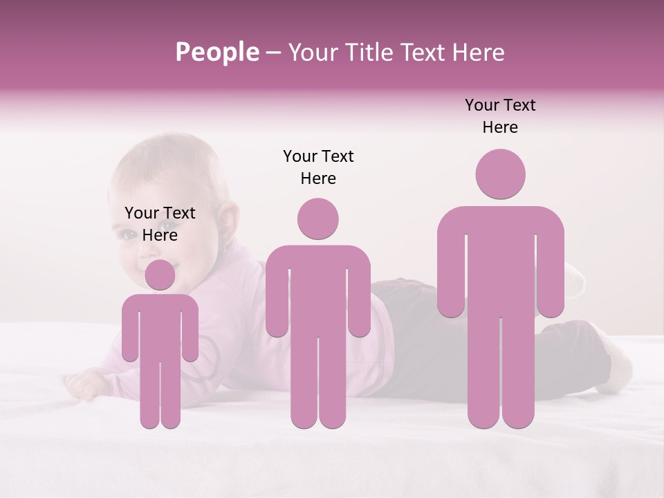 White Toddler Beautiful PowerPoint Template