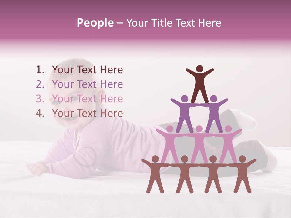 White Toddler Beautiful PowerPoint Template