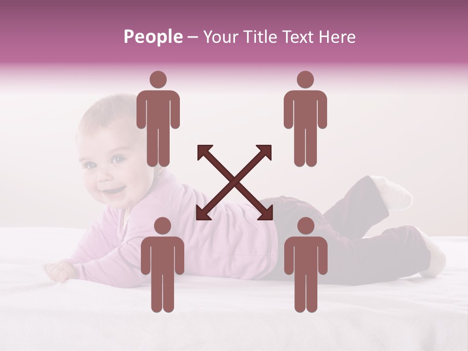 White Toddler Beautiful PowerPoint Template