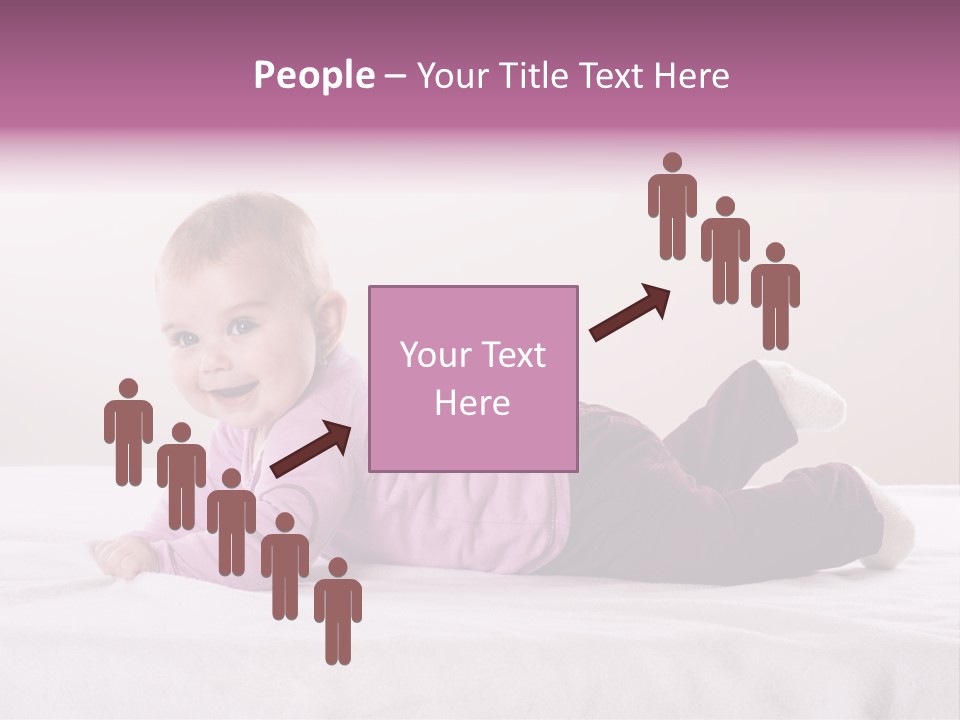 White Toddler Beautiful PowerPoint Template
