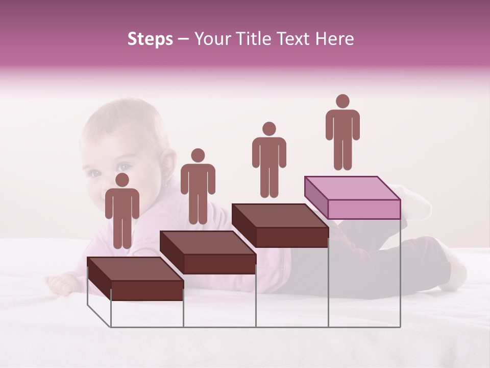 White Toddler Beautiful PowerPoint Template