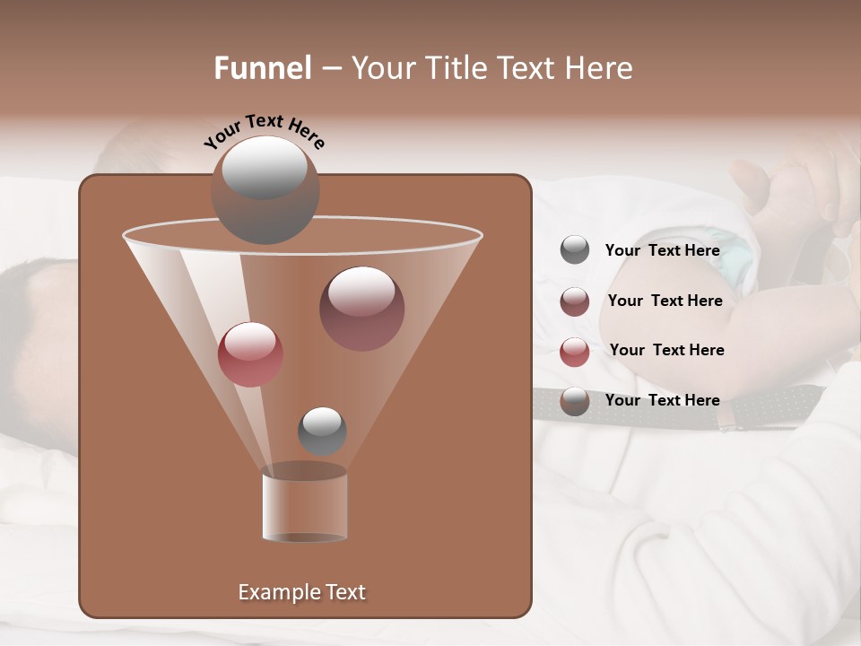 Playing Pillow Father PowerPoint Template