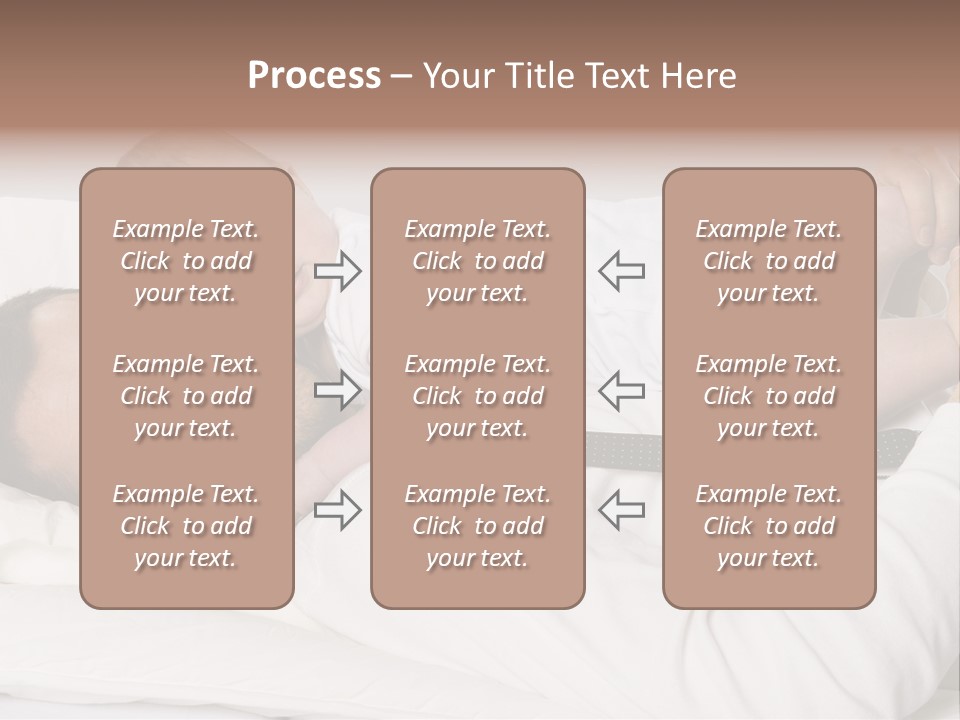 Playing Pillow Father PowerPoint Template