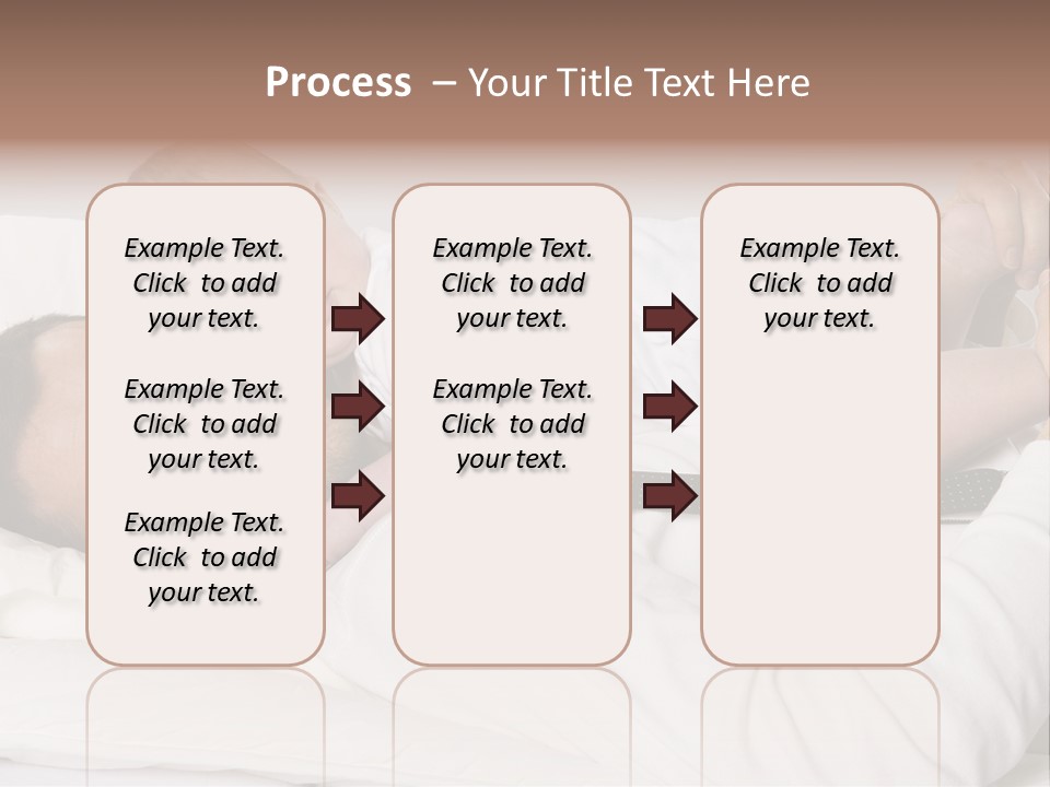 Playing Pillow Father PowerPoint Template