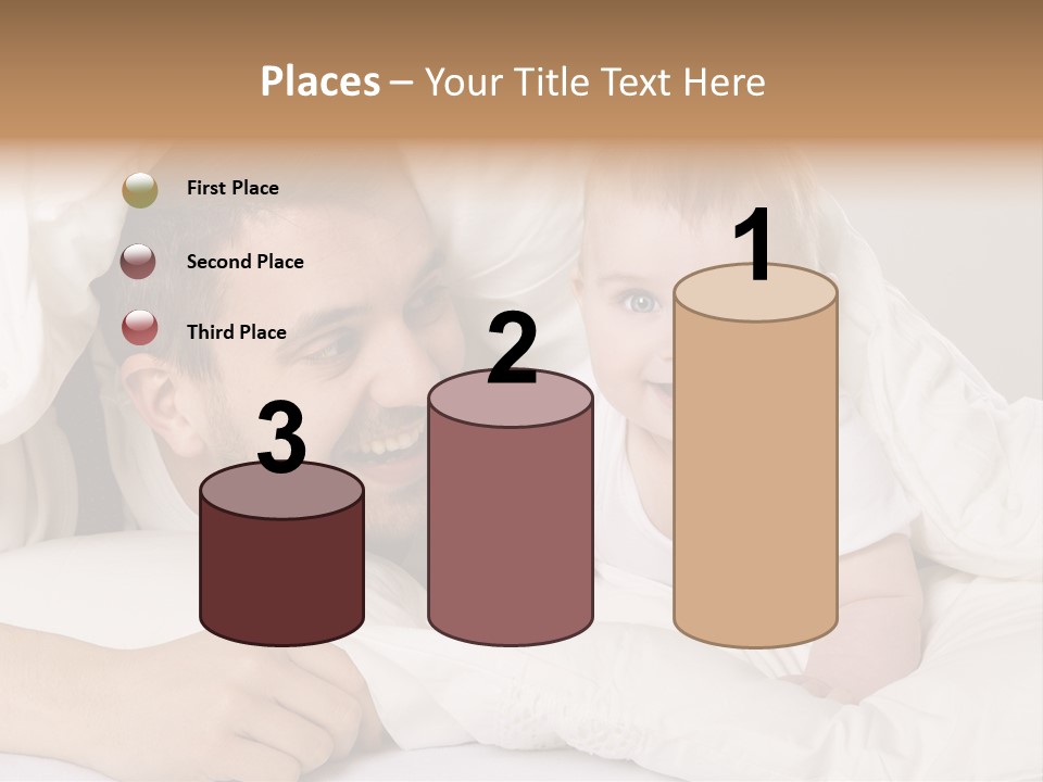 Male Girl Portrait PowerPoint Template