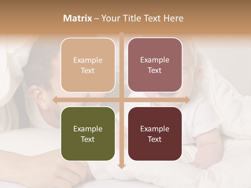 Male Girl Portrait PowerPoint Template