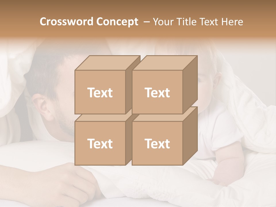 Male Girl Portrait PowerPoint Template