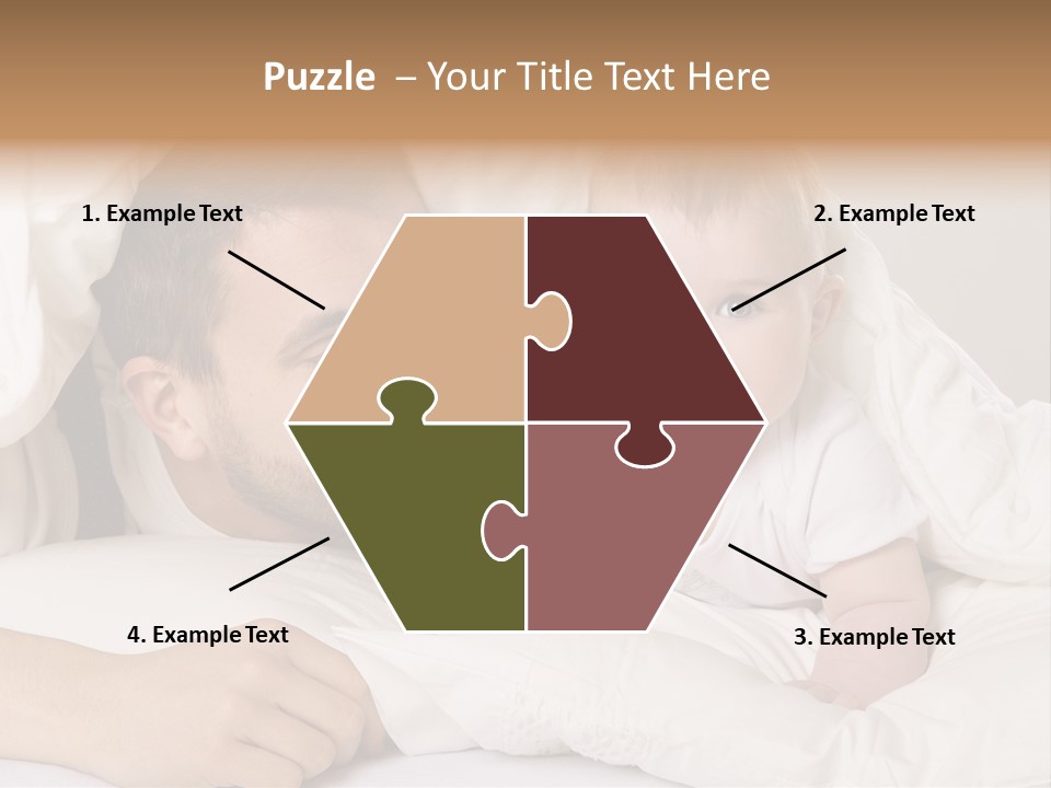 Male Girl Portrait PowerPoint Template